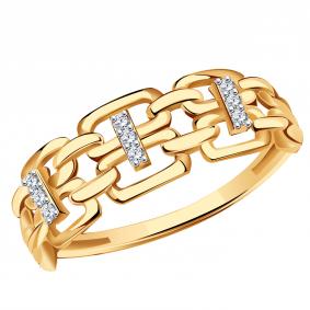 Золотое кольцо TALANT КФ 1540 с цирконием КФ 1540 фото